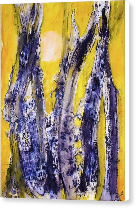 Secrets of the Yellow Moon sereis, 5 - Canvas Print