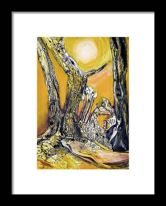 Secrets of the Yellow Moon series, 7 - Framed Print