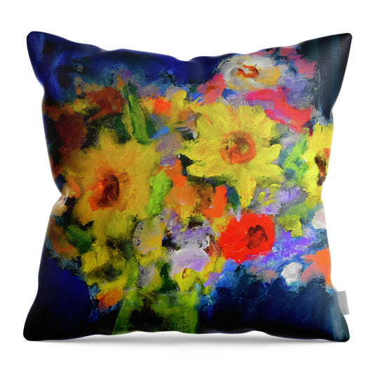 He Came in at Midnight - open window series - Throw Pillow