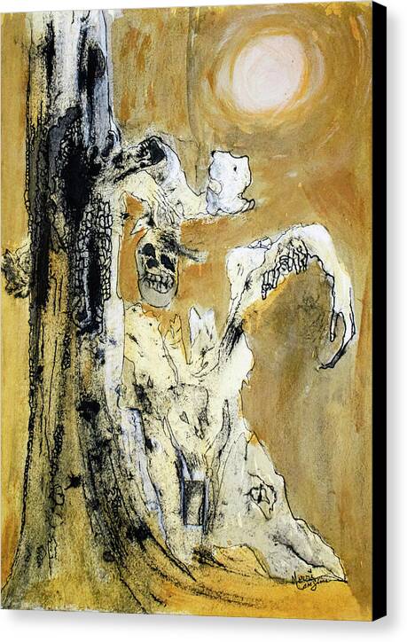 Secrets of the Yellow Moon series,  3 - Canvas Print