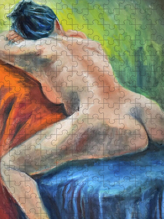 Sleeping Nude Model - Puzzle