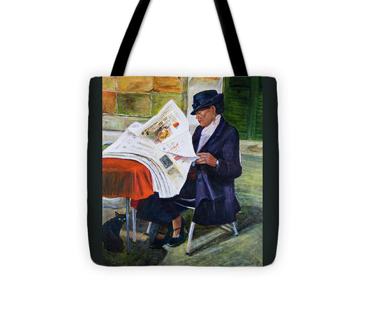 The Contessa and the Cat - Tote Bag