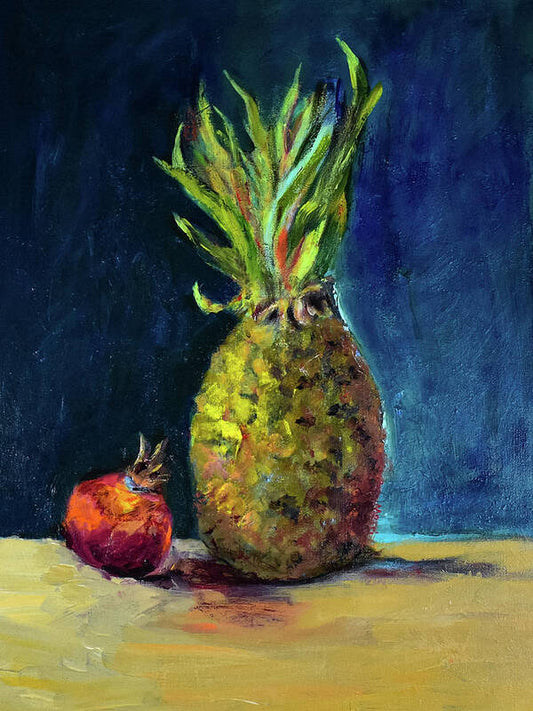 The Pineapple and Pomegranate - Art Print