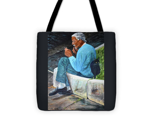 Whiskers-Morning Shave, Rome, Italy - Tote Bag