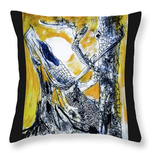 Secrets of the Yellow Moon #1 - Throw Pillow