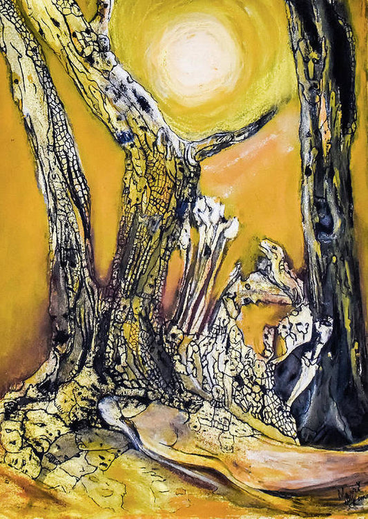 Secrets of the Yellow Moon series, #7 - Art Print