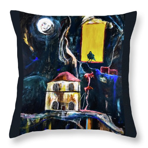 WAKE-UP, The Call open window - Throw Pillow
