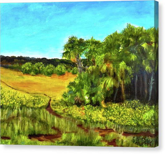 Florida Widflowers, # I - Canvas Print