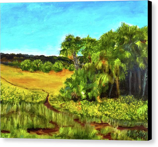 Florida Widflowers, # I - Canvas Print