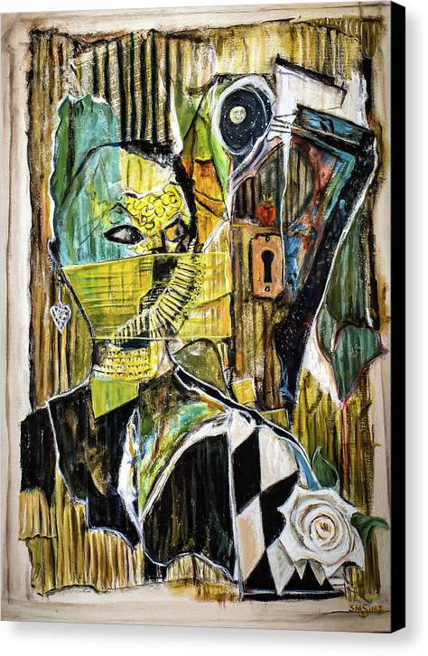 Inspired by The Door collage - Canvas Print