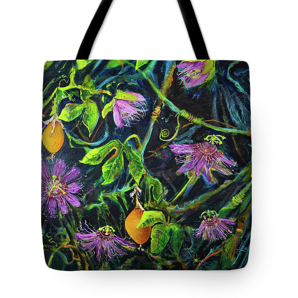 Passion Flower Vine - Wildflower series - Tote Bag