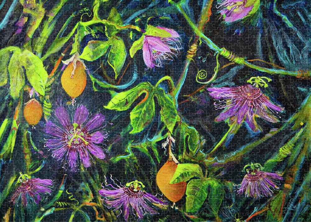 Passion Flower Vine - Wildflower series - Puzzle