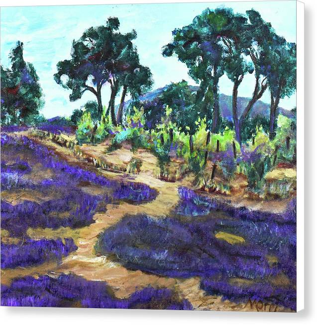 Provence France, Lavender - 'en plein air - Canvas Print