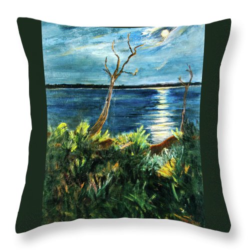 Reaching for the Moon - Throw Pillow