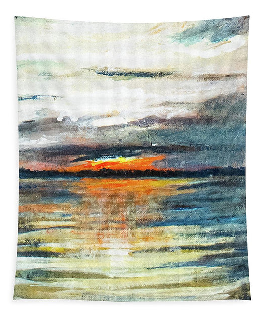 Sunset from Drayton Island - Tapestry