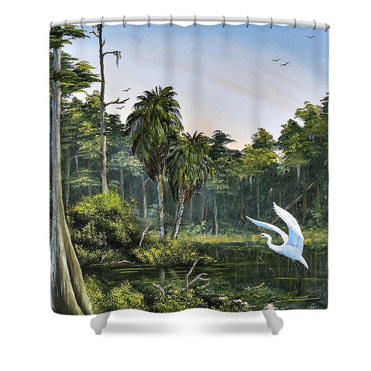 The Cove - early on - Shower Curtain
