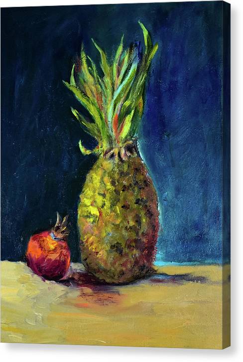The Pineapple and Pomegranate - Canvas Print