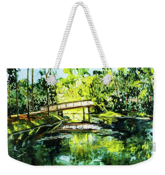 UNF  Morning on Candy Cane Lake - Weekender Tote Bag