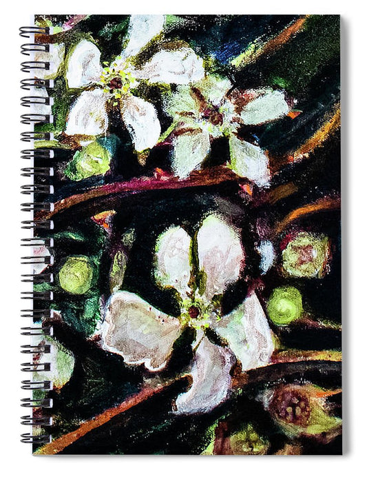 Wild Blackberry Vines - Spiral Notebook