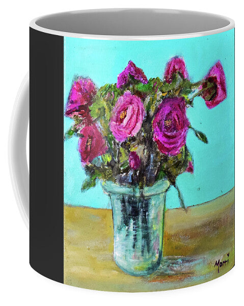 Antique Roses - Never too Many -original in private collection - Mug