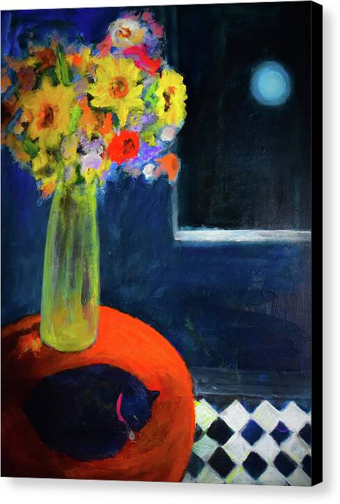 He Came in at Midnight - open window series - Canvas Print