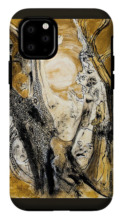 Secrets of the Yellow Moon 4 - Phone Case