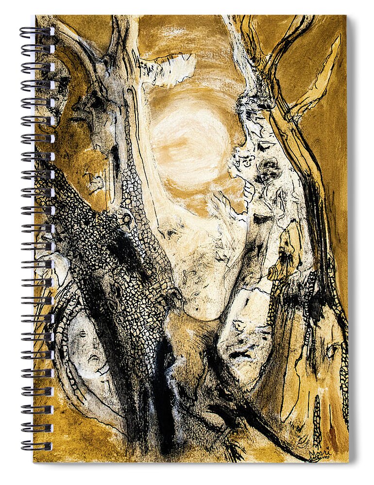 Secrets of the Yellow Moon 4 - Spiral Notebook