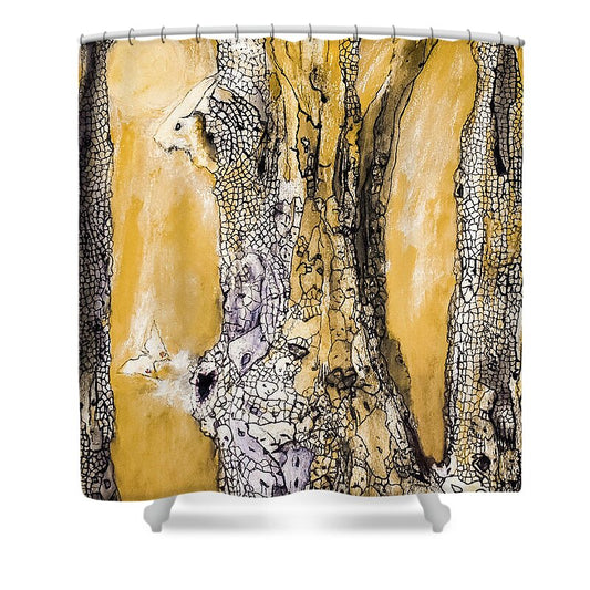 Secrets of the  Yellow Moon series 8 - Shower Curtain