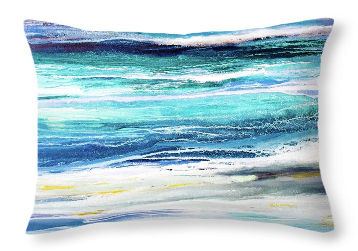 Healing Waves - Throw Pillow