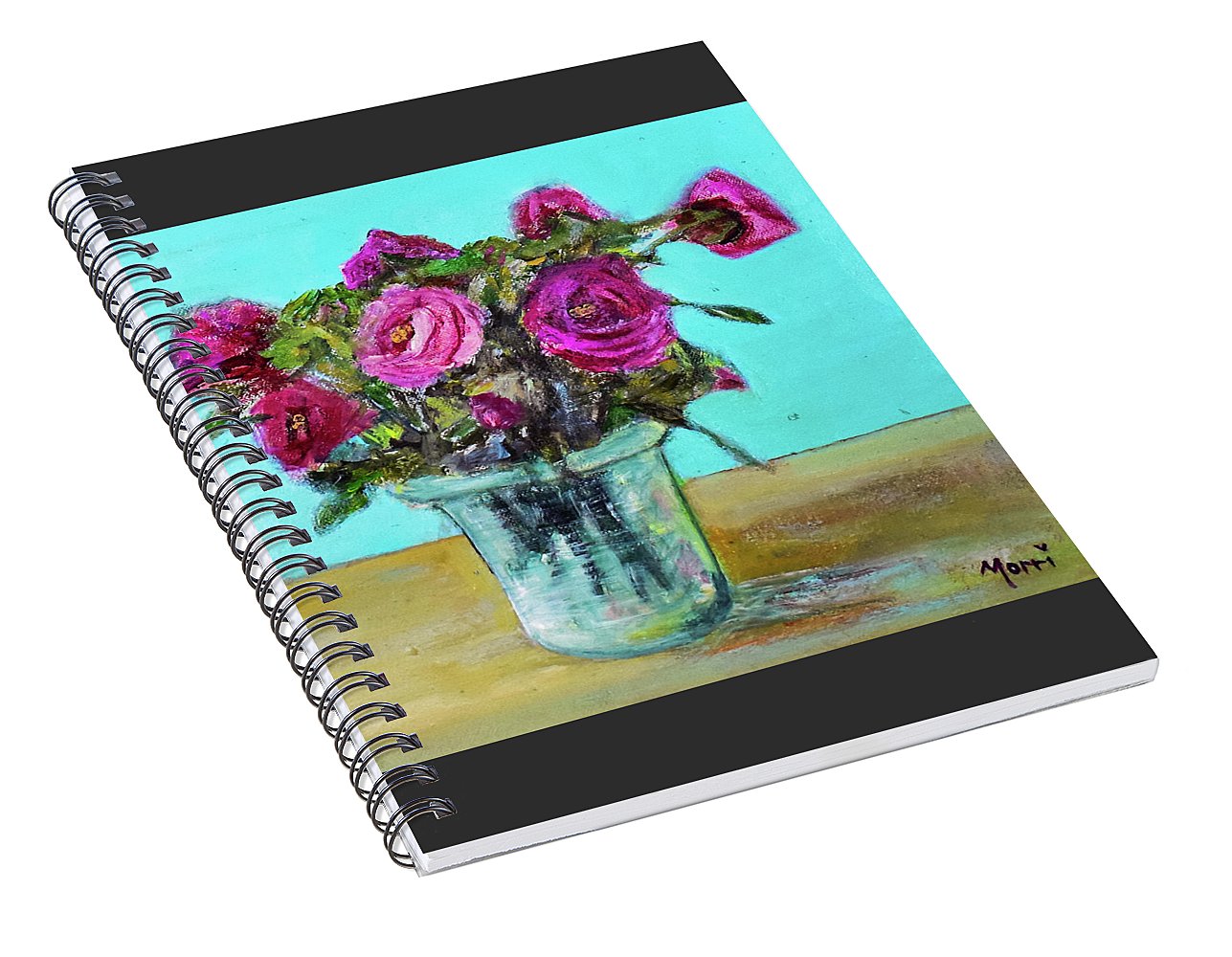 Antique Roses - Never too Many - Spiral Notebook
