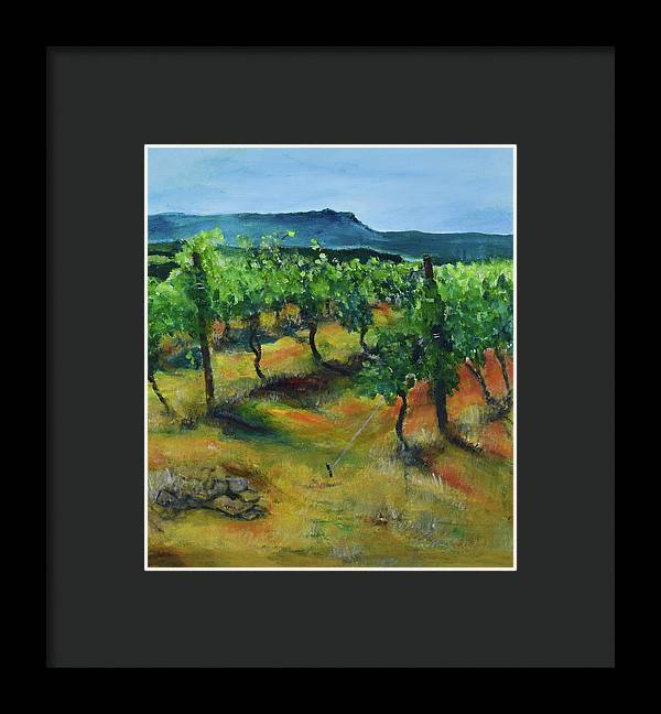Cezanne's Mountain - Framed Print