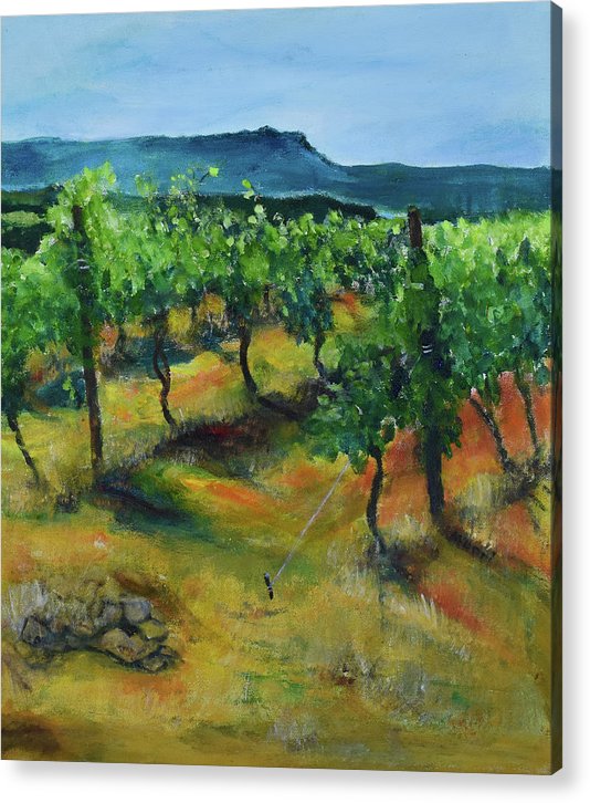 Cezanne's Mountain - Acrylic Print