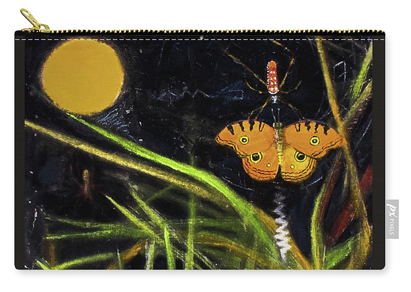 Harvest Moon - Spider signed, Drayton Island series - Zip Pouch
