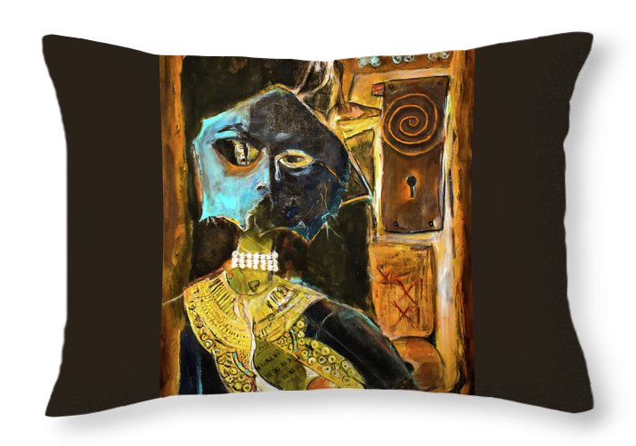 Inspired by The Mask collage - Throw Pillow