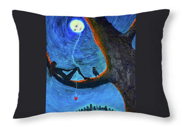 Keeper of the Moon - Throw Pillow