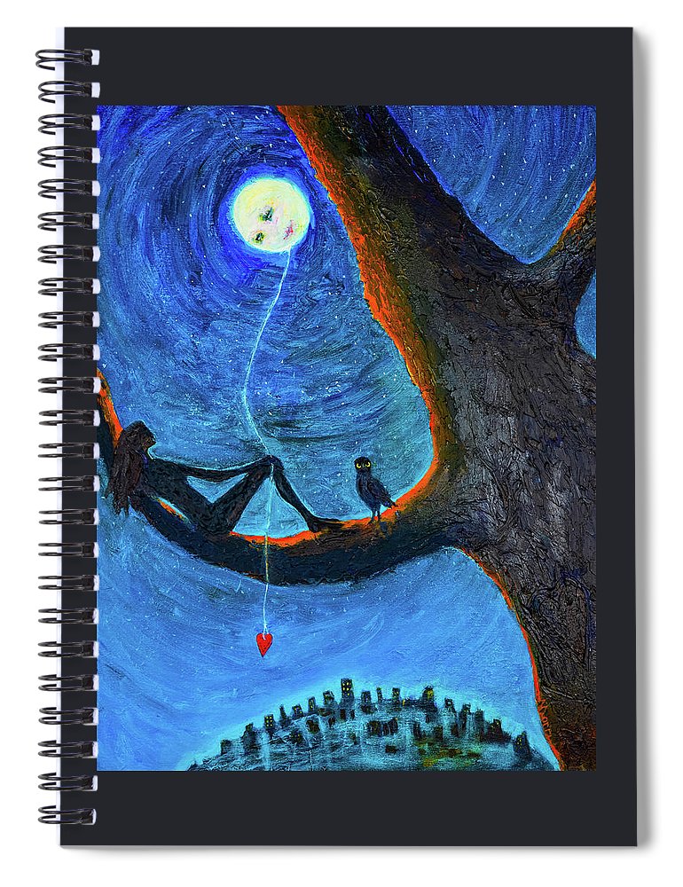 Keeper of the Moon - Spiral Notebook