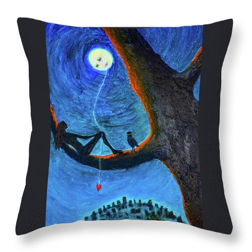 Keeper of the Moon - Throw Pillow