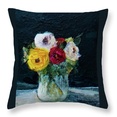 Melody of Roses - Throw Pillow