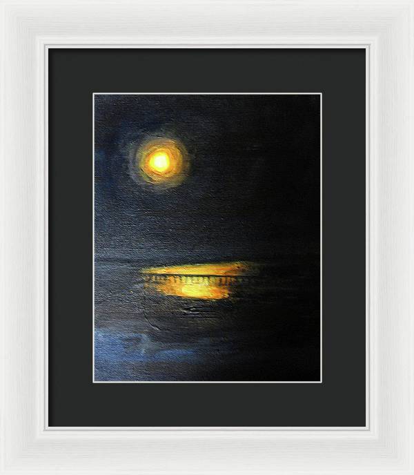 Moonrise, St John's River - Framed Print