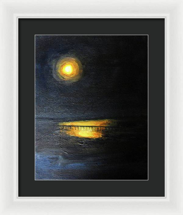 Moonrise, St John's River - Framed Print
