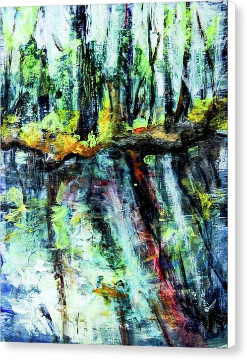 Moving Energies Creekside - Canvas Print