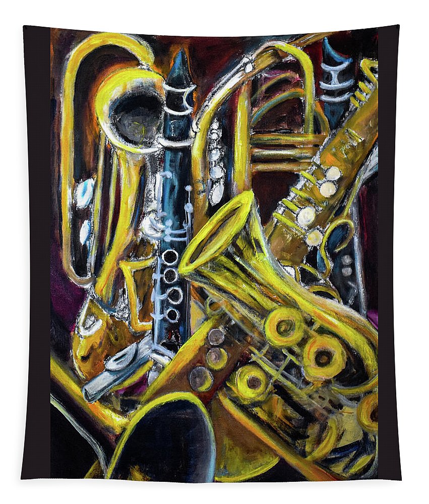 Musical Instruments, Interwoven # 1 - Tapestry