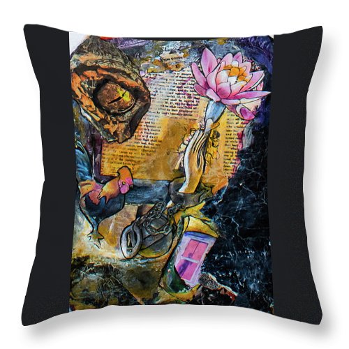 Paradise Lost  - Paradise Regained, Escaped series - Throw Pillow