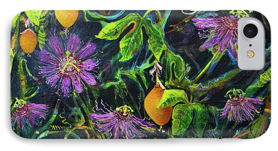 Passion Flower Vine - Wildflower series - Phone Case