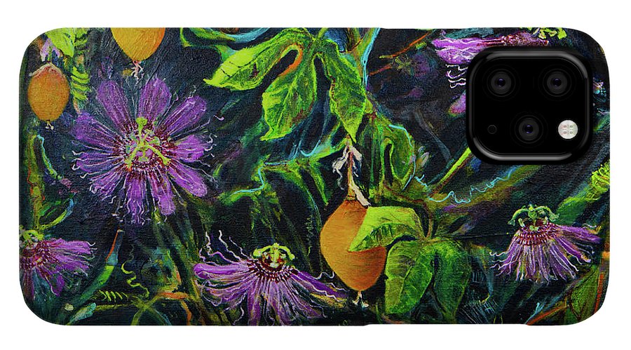 Passion Flower Vine - Wildflower series - Phone Case