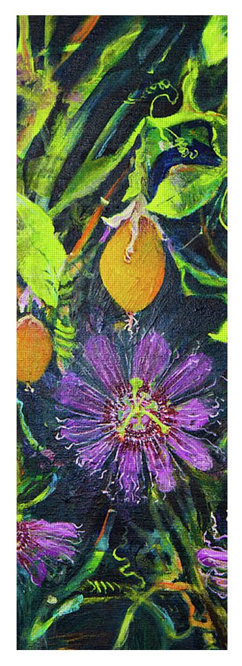 Passion Flower Vine - Wildflower series - Yoga Mat