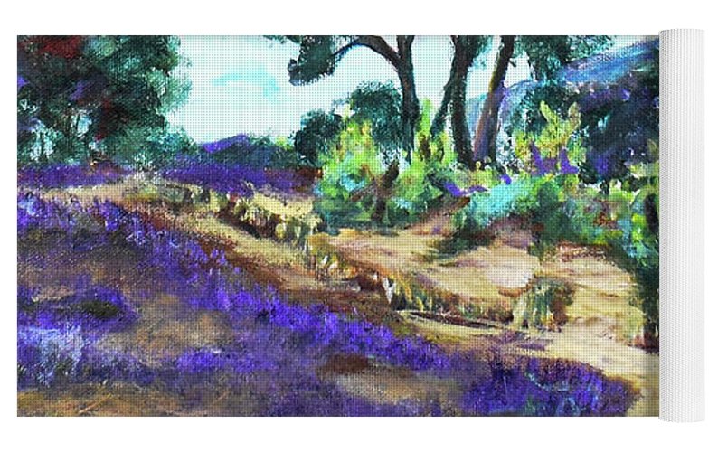 Provence France, Lavender - 'en plein air - Yoga Mat