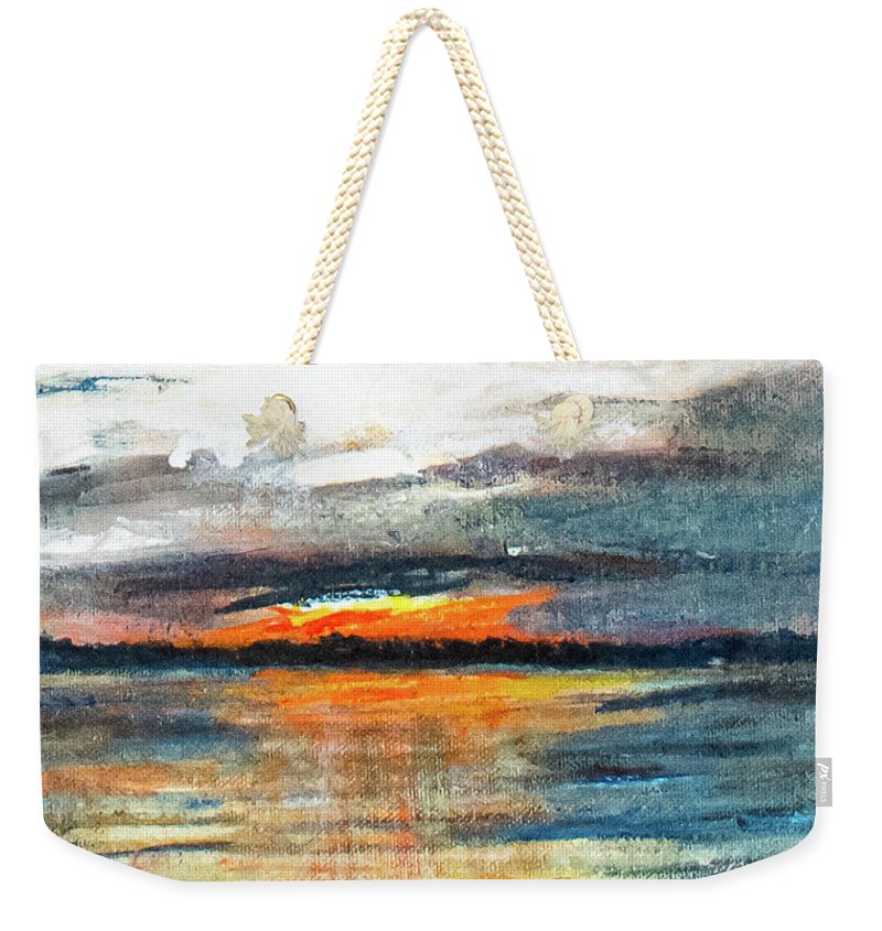 Sunset from Drayton Island - Weekender Tote Bag