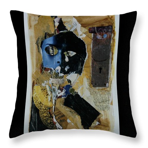 The Mask - Escaped series, #II - Throw Pillow