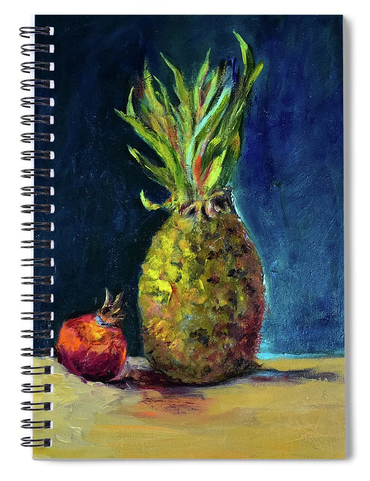 The Pineapple and Pomegranate - Spiral Notebook